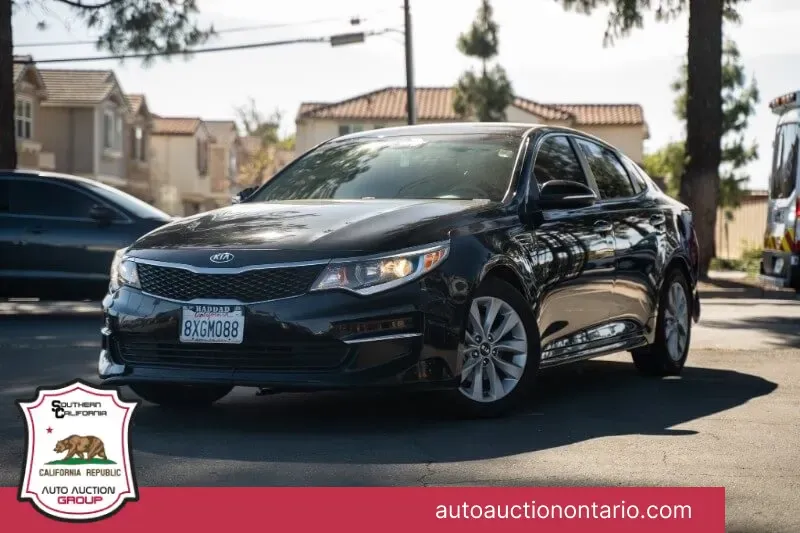 Black 2018 Kia Optima LX for sale in Ontario, CA
