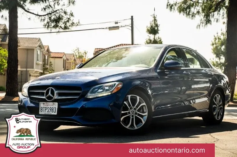 Yellow 2017 Mercedes-Benz C-Class C 300 for sale in Ontario, CA