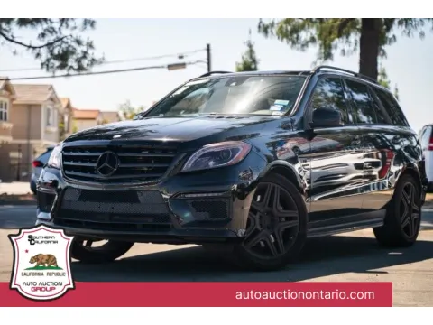 White 2012 Mercedes-Benz M-Class ML 63 AMG for sale in Ontario, CA