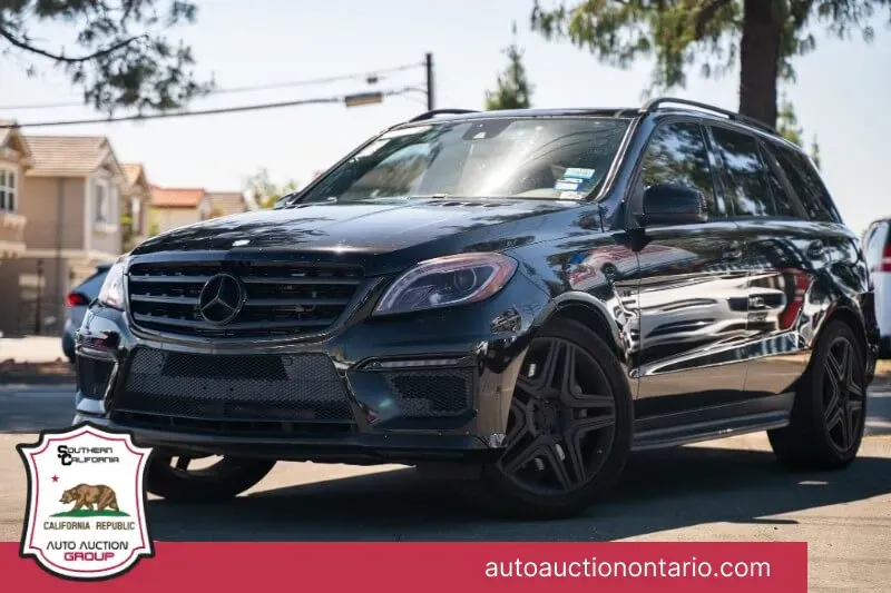 White 2012 Mercedes-Benz M-Class ML 63 AMG for sale in Ontario, CA