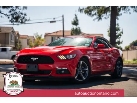 Blue 2015 Ford Mustang V6 for sale in Ontario, CA