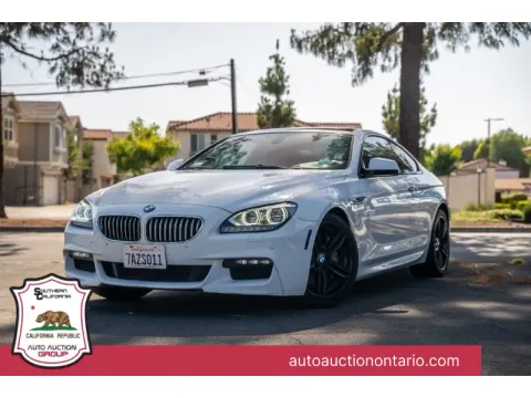 White 2013 BMW 6 Series 650i for sale in Ontario, CA