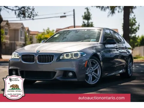 White 2016 BMW 5 Series 535i for sale in Ontario, CA