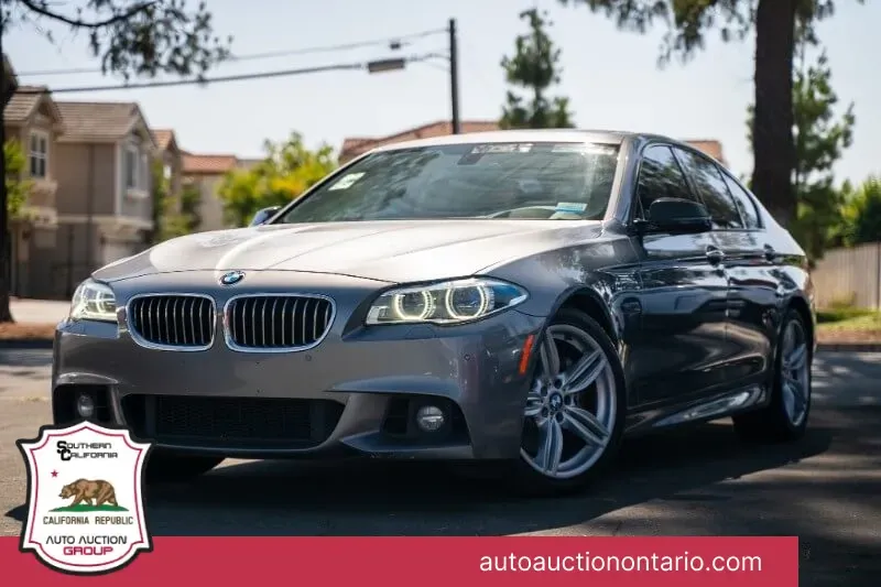 White 2016 BMW 5 Series 535i for sale in Ontario, CA