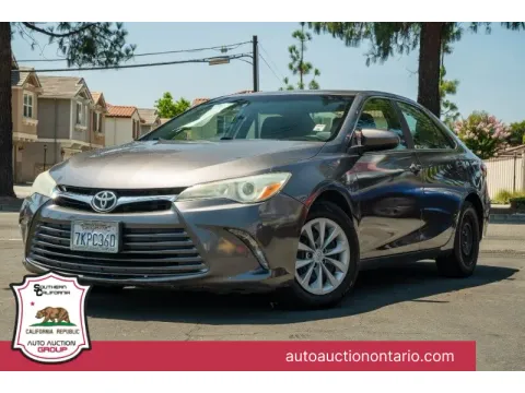 Black 2015 Toyota Camry LE for sale in Ontario, CA
