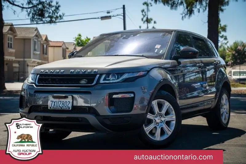 Green 2017 Land Rover Range Rover Evoque SE for sale in Ontario, CA