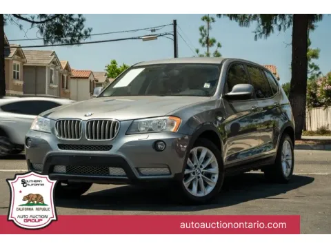 White 2014 BMW X3 xDrive28i for sale in Ontario, CA