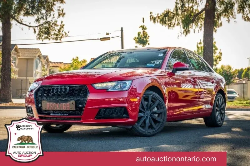Black 2017 Audi A4 2.0T Premium for sale in Ontario, CA