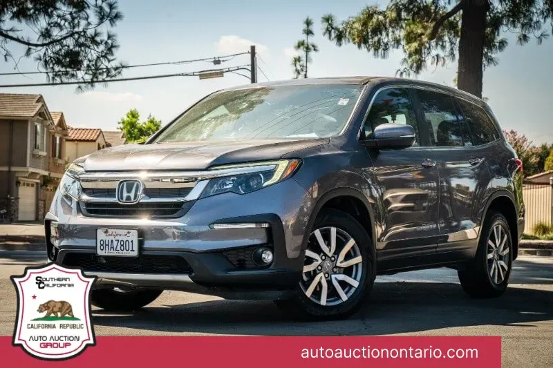 Beige 2019 Honda Pilot EX-L for sale in Ontario, CA