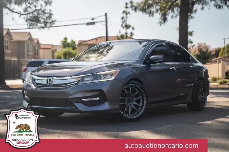 Red 2017 Honda Accord Sport for sale in Ontario, CA