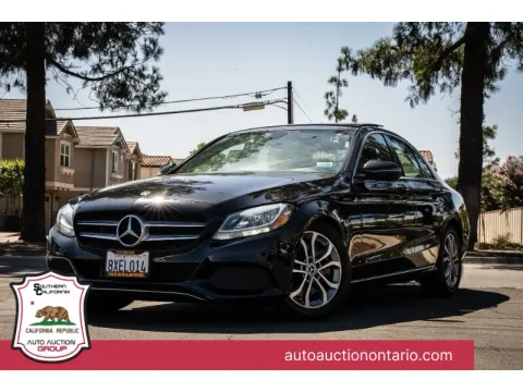 Black 2018 Mercedes-Benz C-Class C 300 for sale in Ontario, CA