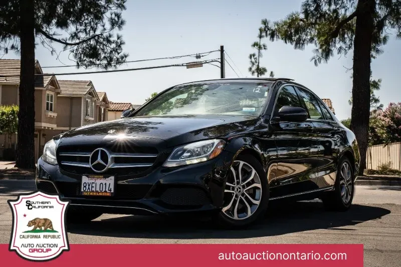 Black 2018 Mercedes-Benz C-Class C 300 for sale in Ontario, CA