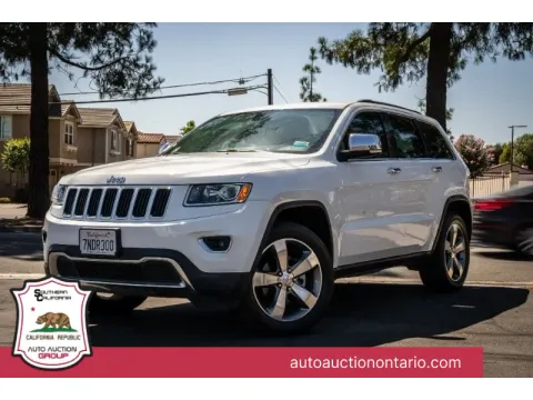 Gray 2015 Jeep Grand Cherokee Limited for sale in Ontario, CA