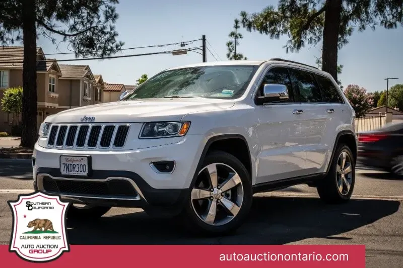 Gray 2015 Jeep Grand Cherokee Limited for sale in Ontario, CA