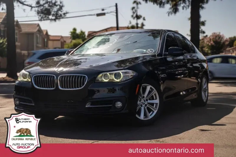 White 2016 BMW 5 Series 528i for sale in Ontario, CA