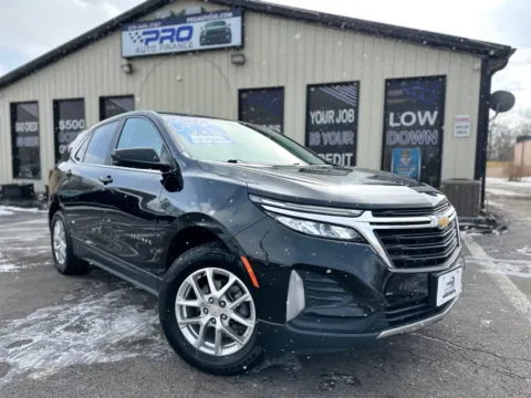 Black 2023 CHEVROLET EQUINOX LT for sale in Crown Point, IN