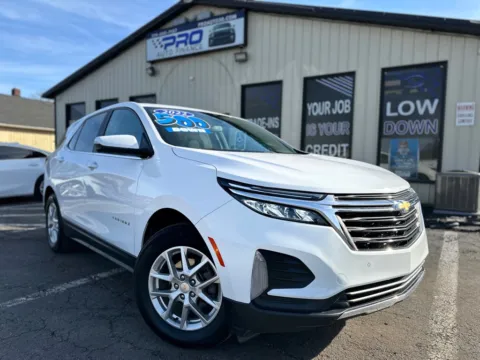 White 2022 CHEVROLET EQUINOX LT for sale in Crown Point, IN