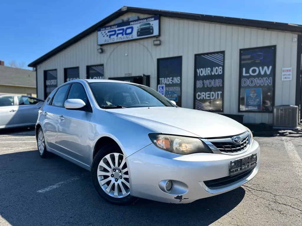 Silver 2008 SUBARU IMPREZA 2.5I for sale in Crown Point, IN