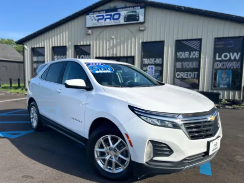 White 2022 CHEVROLET EQUINOX LT for sale in Crown Point, IN