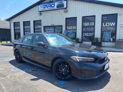 Black 2025 HONDA CIVIC SPORT for sale in Crown Point, IN