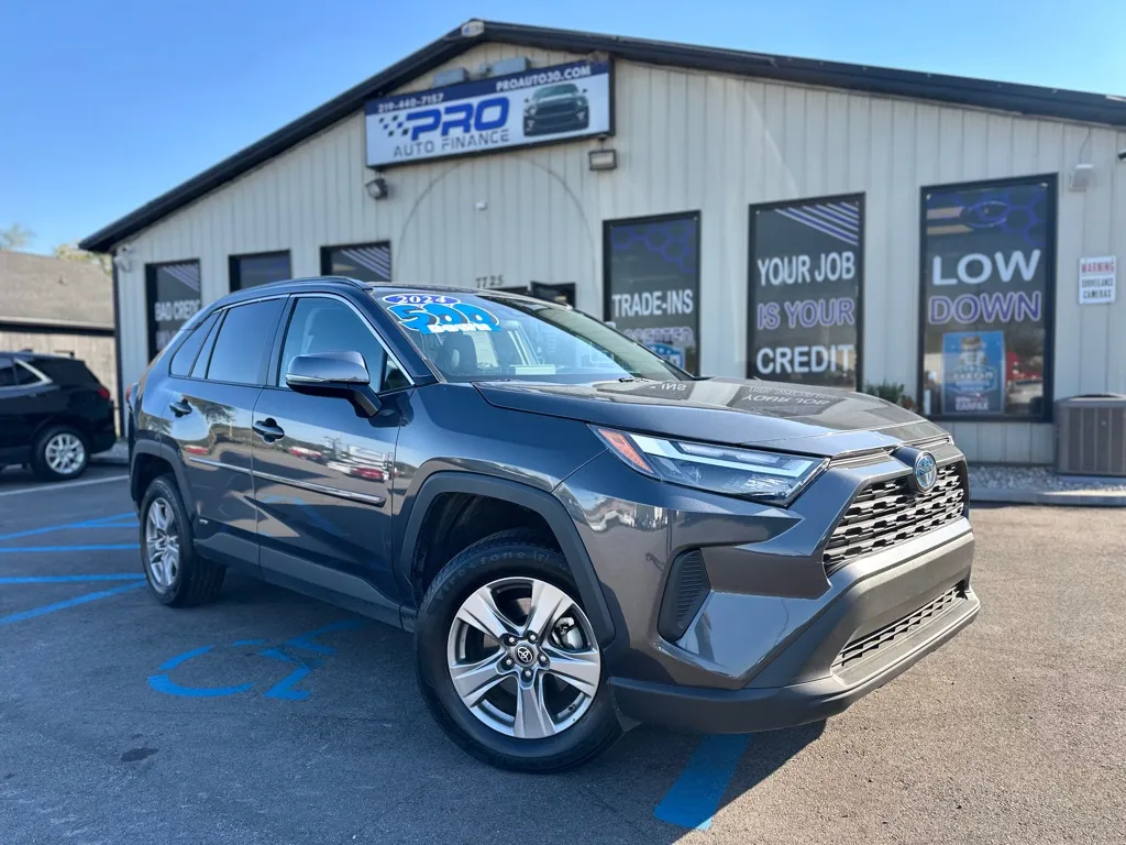 Gray 2024 TOYOTA RAV4 HYBRID LE for sale in Crown Point, IN