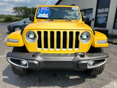 Another view of 2021 JEEP WRANGLER UNLIMI SAHARA 4XE for sale in Crown Point, IN at Pro Auto Finance