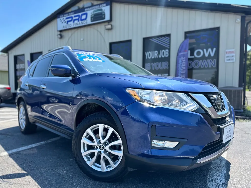 Blue 2020 NISSAN ROGUE SL for sale in Crown Point, IN