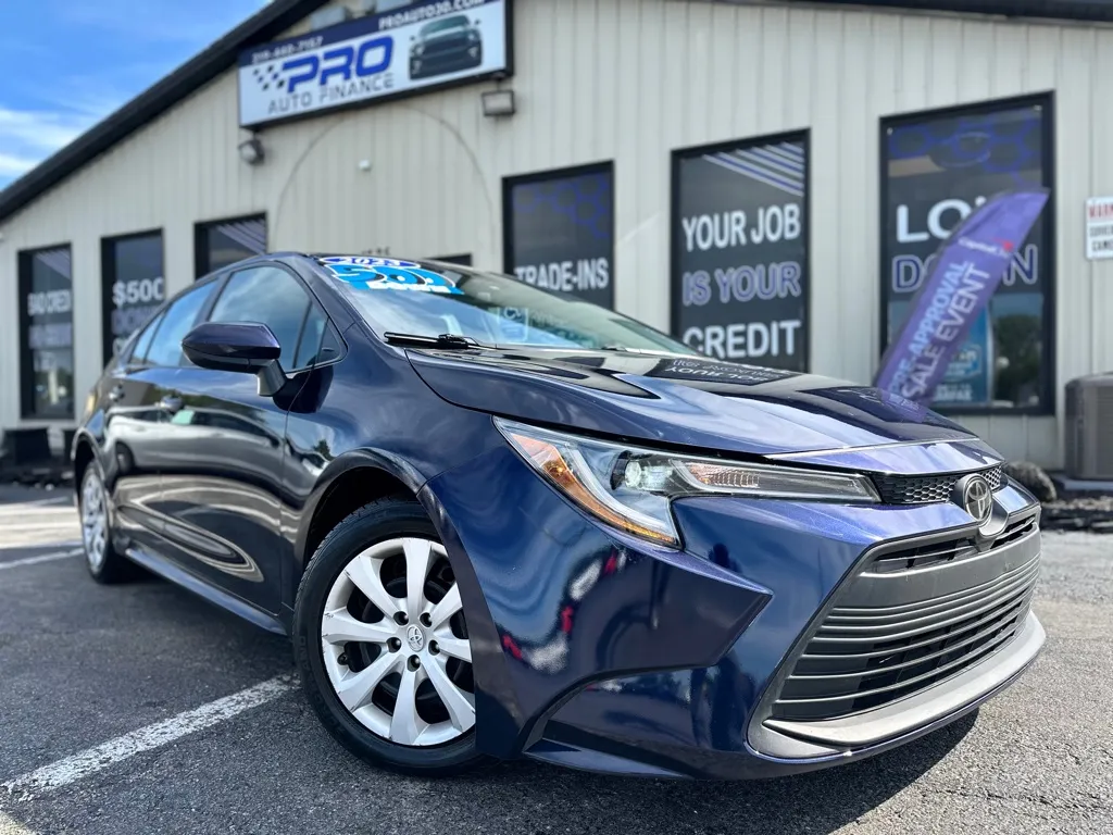 Blue 2023 TOYOTA COROLLA LE for sale in Crown Point, IN
