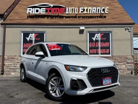 White 2022 AUDI Q5 QUATTRO S LINE PREMIUM 45 TFSI for sale in Merrillville, IN