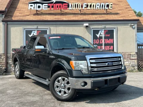 Black 2013 FORD F-150 LARIAT for sale in Merrillville, IN