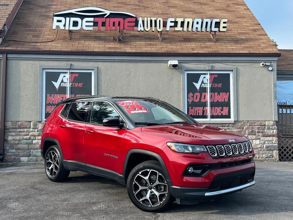 Red 2025 JEEP COMPASS LIMITED - 4X4 for sale in Merrillville, IN