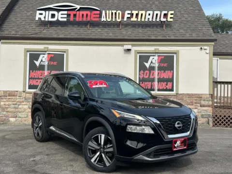 Black 2023 NISSAN ROGUE SL-AWD for sale in Merrillville, IN