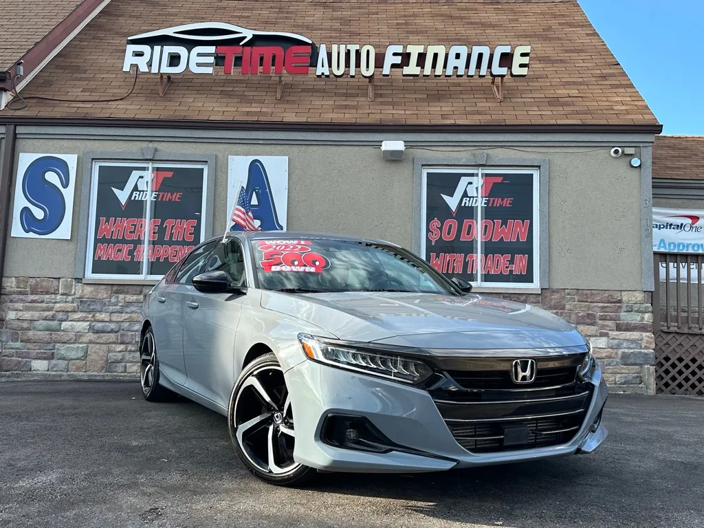 Gray 2022 HONDA ACCORD SPORT for sale in Merrillville, IN