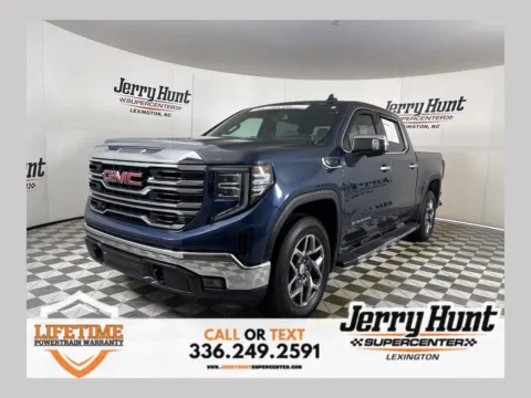 Blue 2022 GMC Sierra 1500 SLT for sale in Lexington, NC
