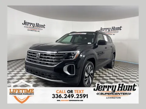 Black 2025 Volkswagen Atlas 2.0T SE w/Technology for sale in Lexington, NC