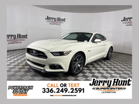 White 2015 Ford Mustang GT 50 Years Limited Edition for sale in Lexington, NC