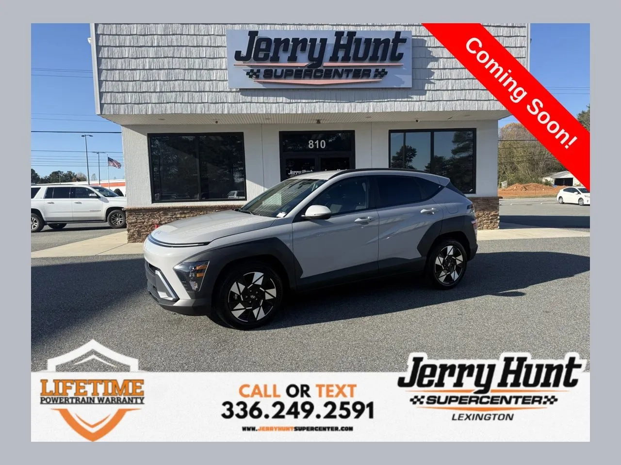 Gray 2025 Hyundai Kona SEL for sale in Lexington, NC