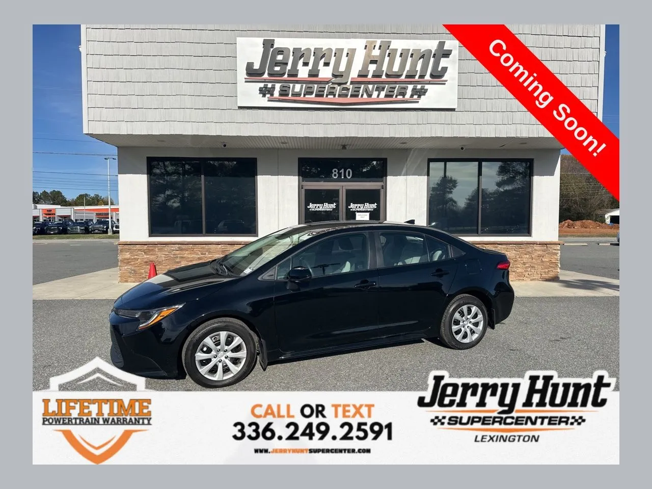 Black 2025 Toyota Corolla LE for sale in Lexington, NC