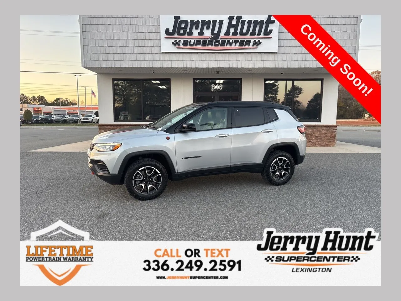 Silver 2025 Jeep Compass Trailhawk for sale in Lexington, NC