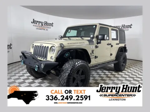 Beige 2017 Jeep Wrangler Unlimited Sport for sale in Lexington, NC