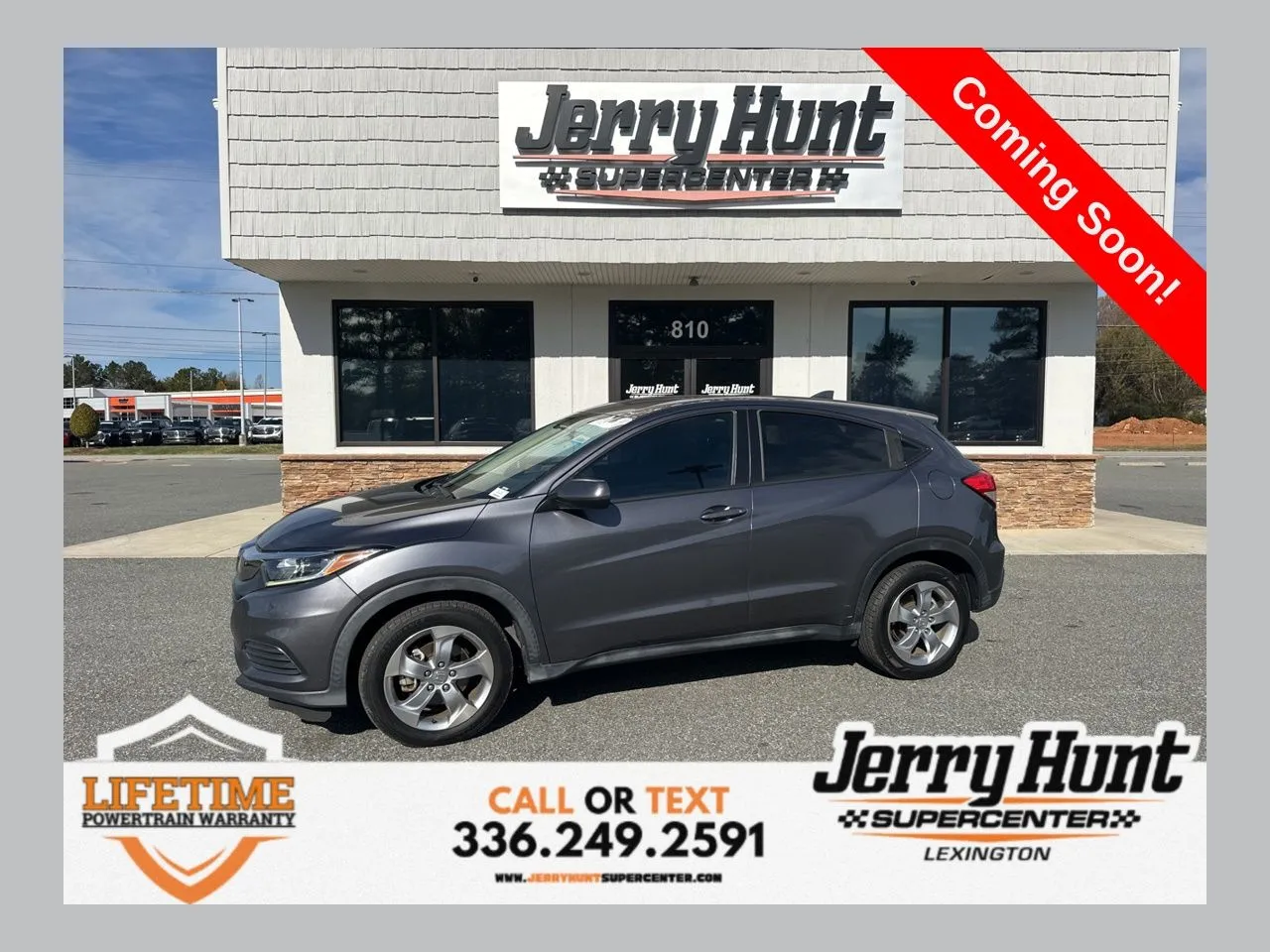 Gray 2021 Honda HR-V LX for sale in Lexington, NC