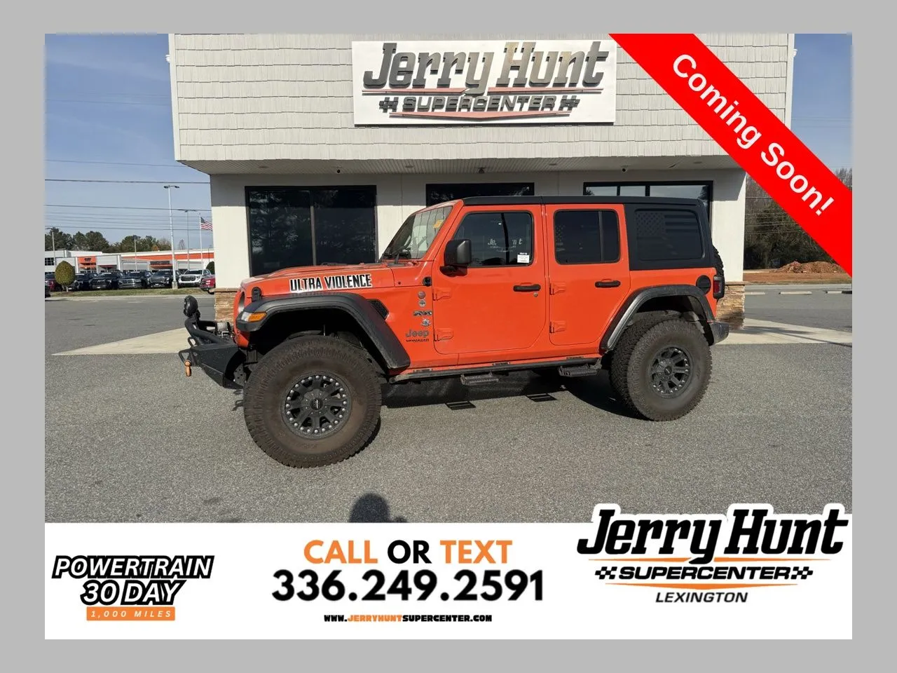 Orange 2019 Jeep Wrangler Unlimited Rubicon for sale in Lexington, NC