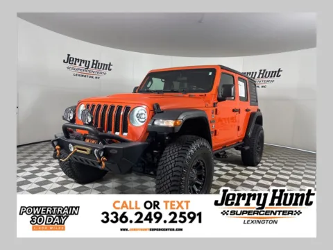 Orange 2019 Jeep Wrangler Unlimited Rubicon for sale in Lexington, NC