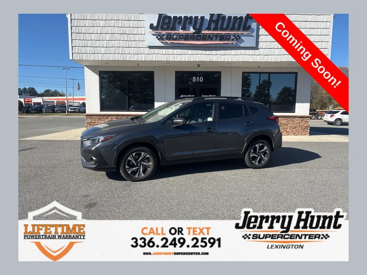 Gray 2024 Subaru Crosstrek Premium for sale in Lexington, NC