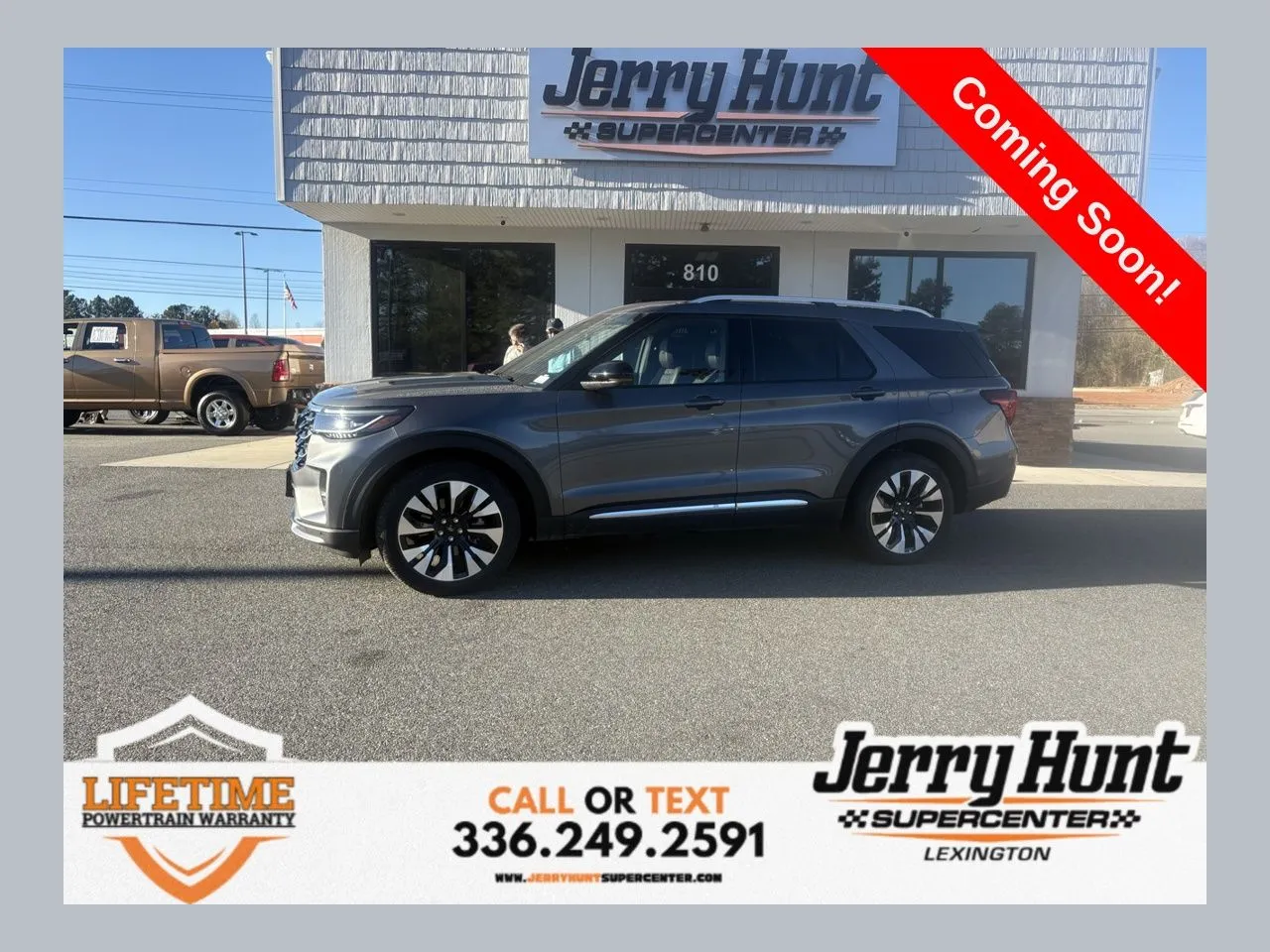 Gray 2025 Ford Explorer Platinum for sale in Lexington, NC