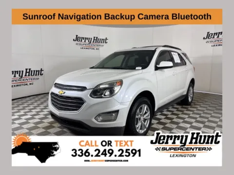White 2016 Chevrolet Equinox LT for sale in Lexington, NC