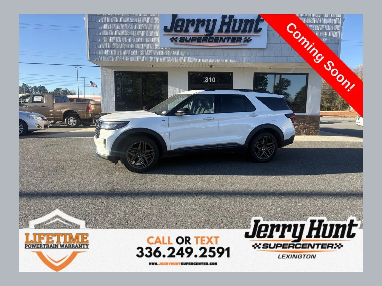 White 2025 Ford Explorer ST-Line for sale in Lexington, NC