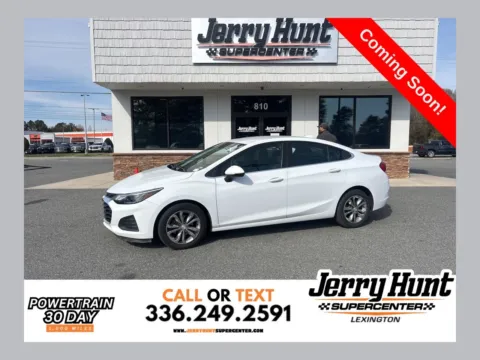 White 2019 Chevrolet Cruze LT for sale in Lexington, NC