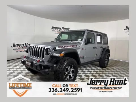 Silver 2021 Jeep Wrangler Unlimited Rubicon for sale in Lexington, NC