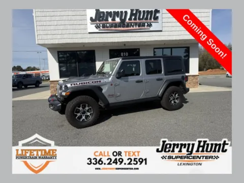 Silver 2021 Jeep Wrangler Unlimited Rubicon for sale in Lexington, NC
